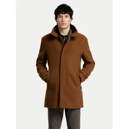 Zdjęcie Selected Homme Płaszcz wełniany 16094322 Brązowy Regular Fit