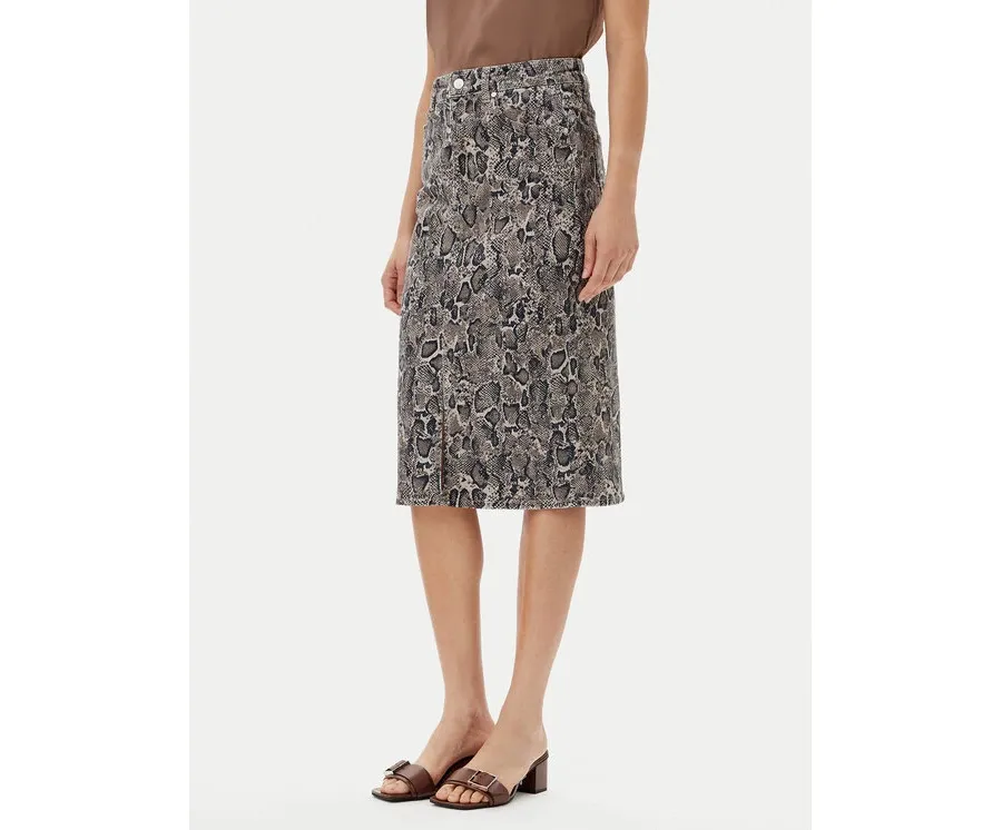 obrazek 1 JOOP! Spódnica jeansowa 30044957 Brązowy Slim Fit