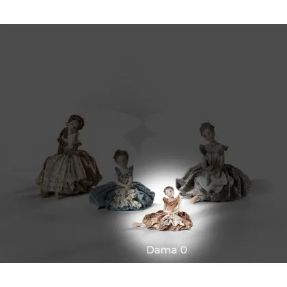 Zdjęcie Porcelanowa figurka weneckiej damy - Sibania