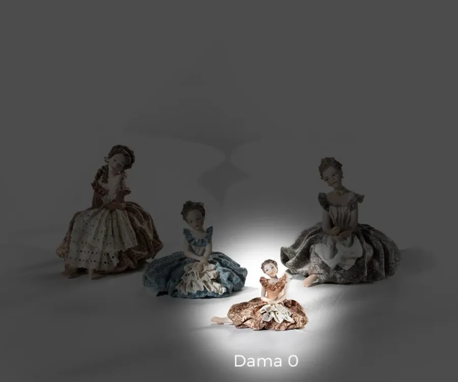 obrazek 1 Porcelanowa figurka weneckiej damy - Sibania
