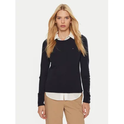 Zdjęcie Tommy Hilfiger Sweter WW0WW44161 Granatowy Regular Fit