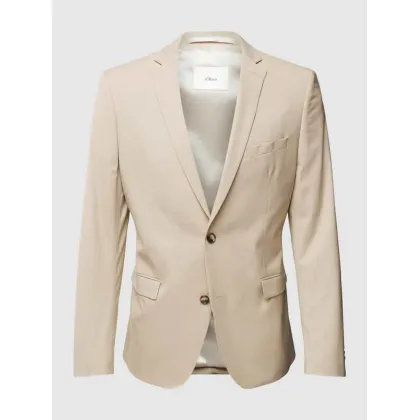 Zdjęcie Marynarka na 2 guziki o kroju slim fit z dodatkiem wiskozy