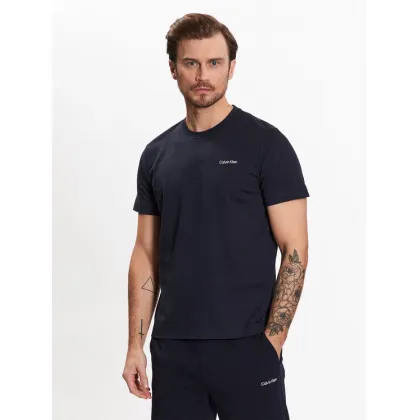 Zdjęcie Calvin Klein T-Shirt Micro Logo K10K109894 Granatowy Regular Fit