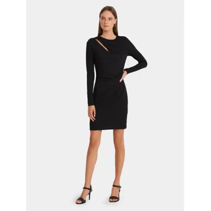 Zdjęcie Lauren Ralph Lauren Sukienka koktajlowa 253926430001 Czarny Slim Fit LAUREN RALPH LAUREN