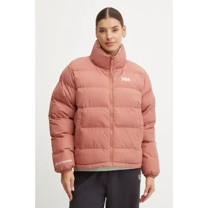 Zdjęcie Helly Hansen kurtka dwustronna damska kolor różowy zimowa oversize