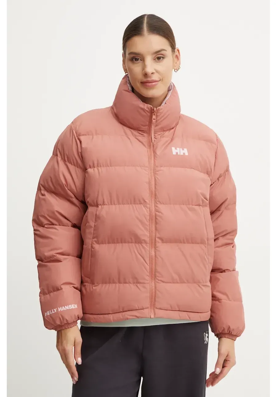 obrazek 1 Helly Hansen kurtka dwustronna damska kolor różowy zimowa oversize