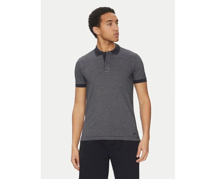 obrazek 1 Geox Polo M5510N T3250 F4148 Granatowy Regular Fit