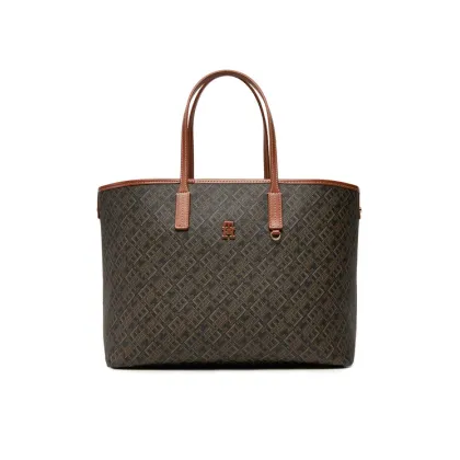 Zdjęcie Tommy Hilfiger Torebka Th Monoplay Leather Tote AW0AW17416 Czarny