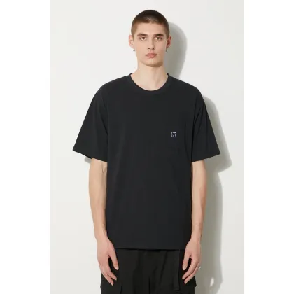 Zdjęcie Needles t-shirt S/S Crew Neck Tee męski kolor czarny gładki OT262
