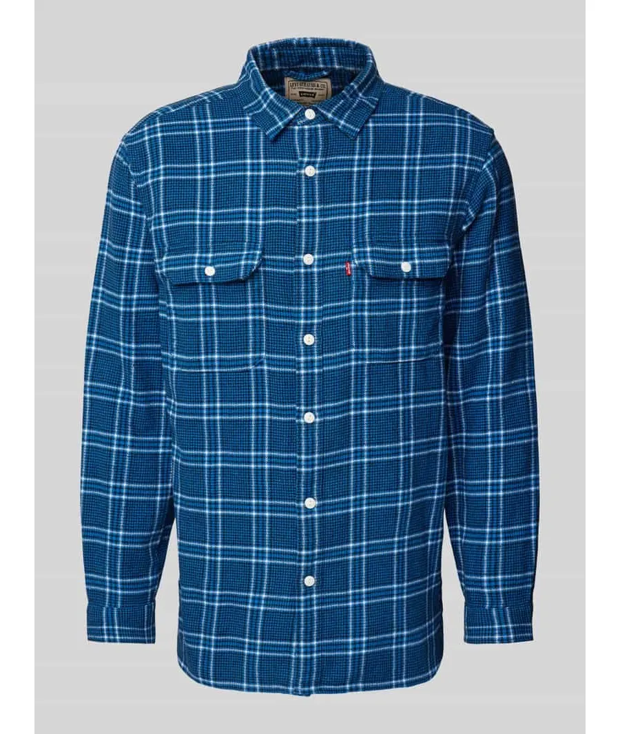 obrazek 1 Koszula casualowa o kroju regular fit z kołnierzykiem typu kent model ‘JACKSON’