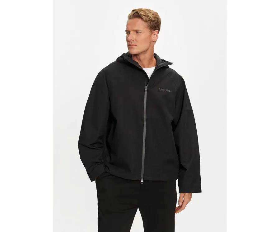 obrazek 1 Calvin Klein Performance Kurtka przeciwdeszczowa 00GMF4O520 Czarny Regular Fit