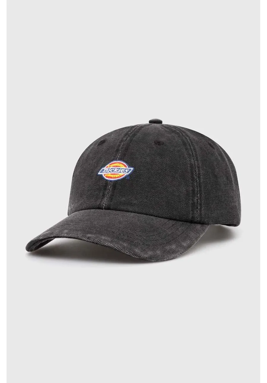 obrazek 1 Dickies czapka z daszkiem bawełniana kolor czarny z aplikacją