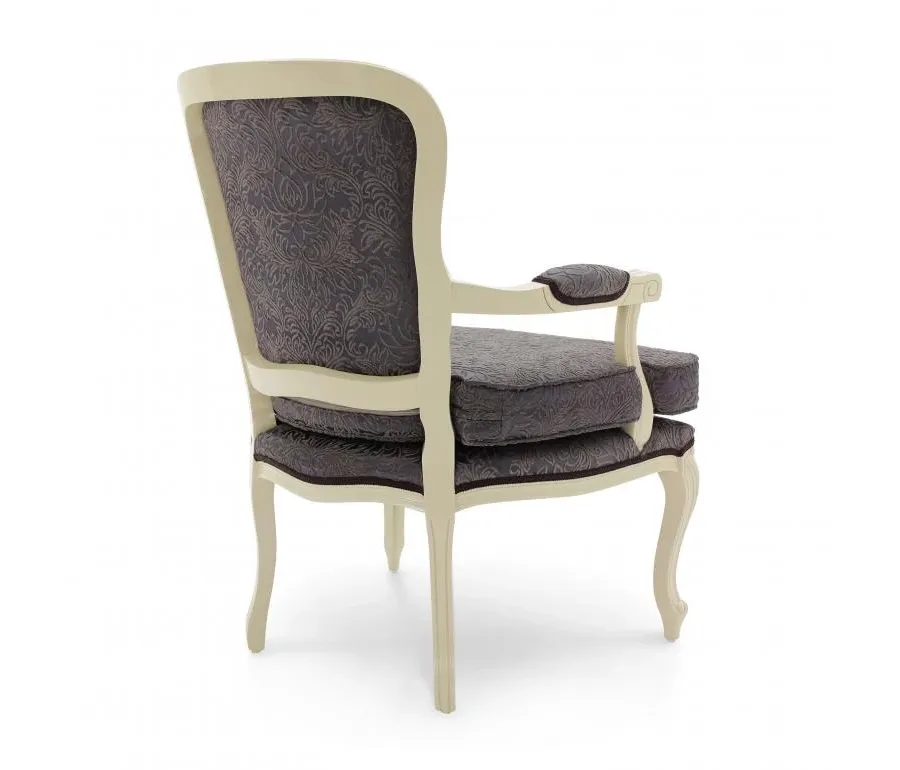 obrazek 2 Elegancki bukowy fotel w stylu ludwikowskim - Sevensedie