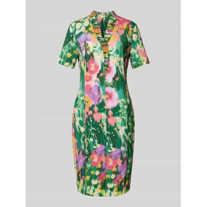 Zdjęcie Sukienka etui o długości do kolan z dekoltem w serek