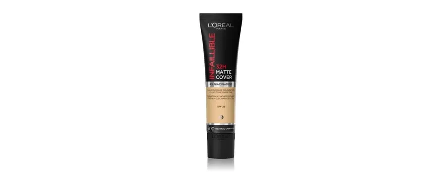 obrazek 1 L'Oréal Paris Infaillible 32H Matte Cover Podkład kremowy 30 ml Nr. 200 - Neutral Undertone