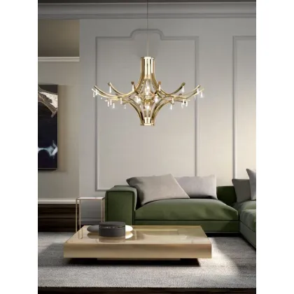 Zdjęcie Ręcznie wykonany żyrandol Louvre do luksusowych domów