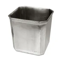 Picture Pewter waste bin - 24x24x23 cm