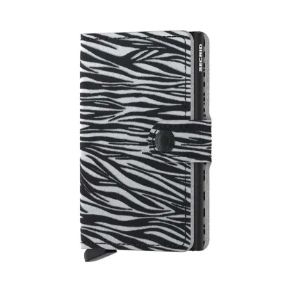 Zdjęcie Secrid portfel skórzany Miniwallet Zebra Light Grey kolor szary