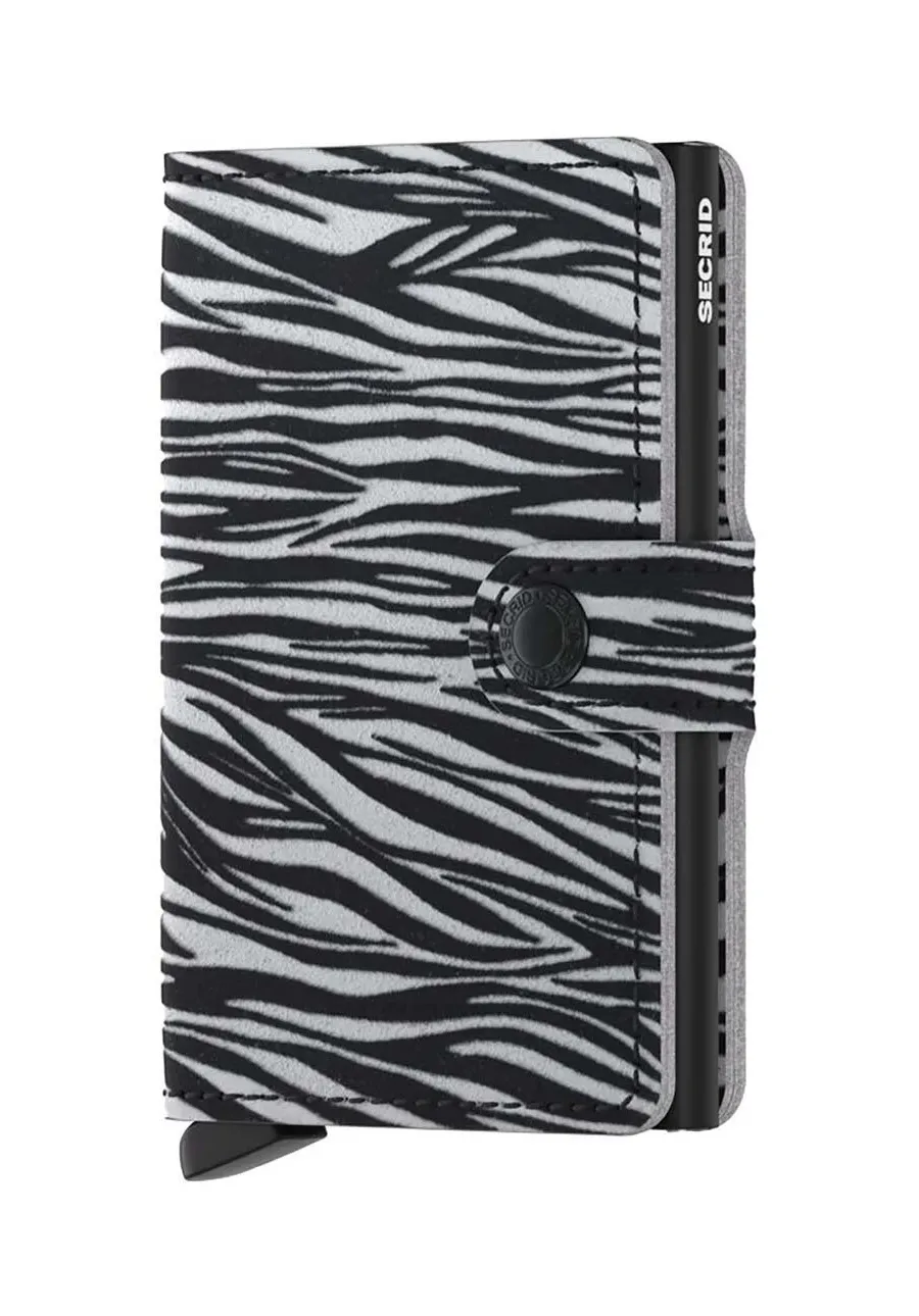 obrazek 1 Secrid portfel skórzany Miniwallet Zebra Light Grey kolor szary