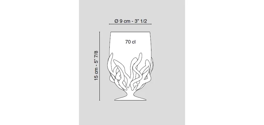 picture 3 Elegant little water glass with decoration