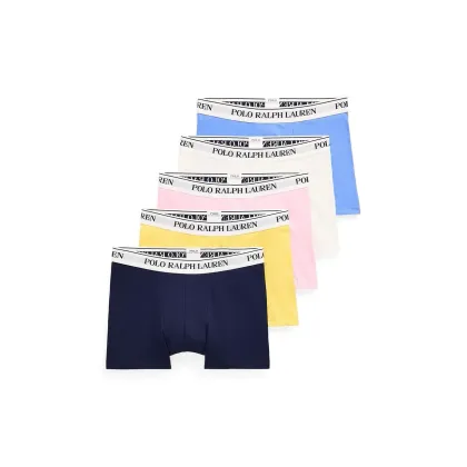 Zdjęcie Polo Ralph Lauren bokserki 5-pack męskie kolor żółty 714864292