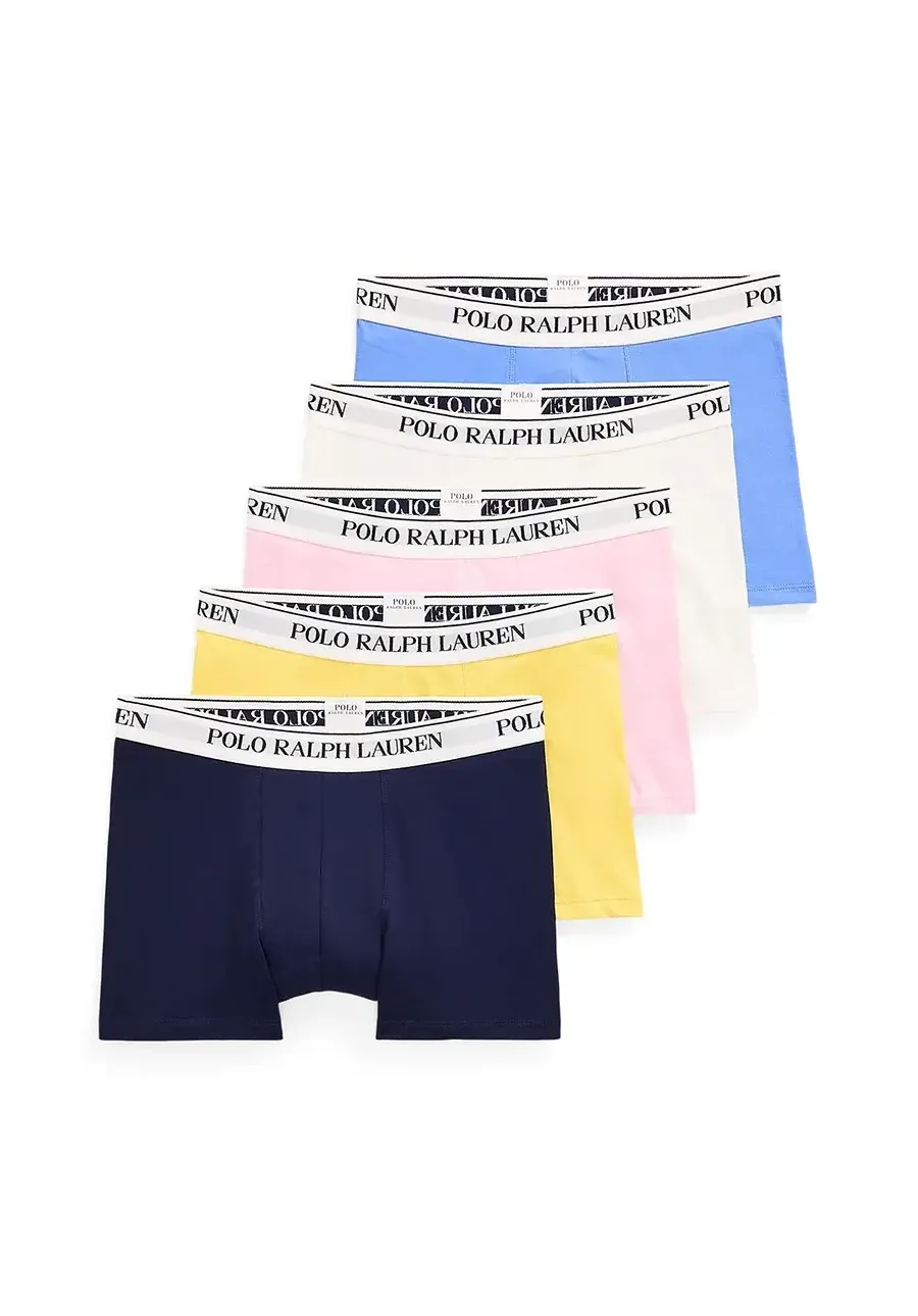 obrazek 1 Polo Ralph Lauren bokserki 5-pack męskie kolor żółty 714864292