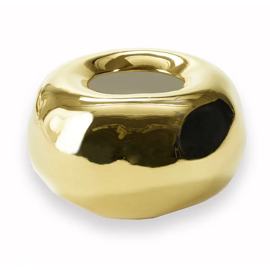 obrazek 1 Dekoracyjny wazon ceramiczny H.19xL.30xD.Int.30 cm