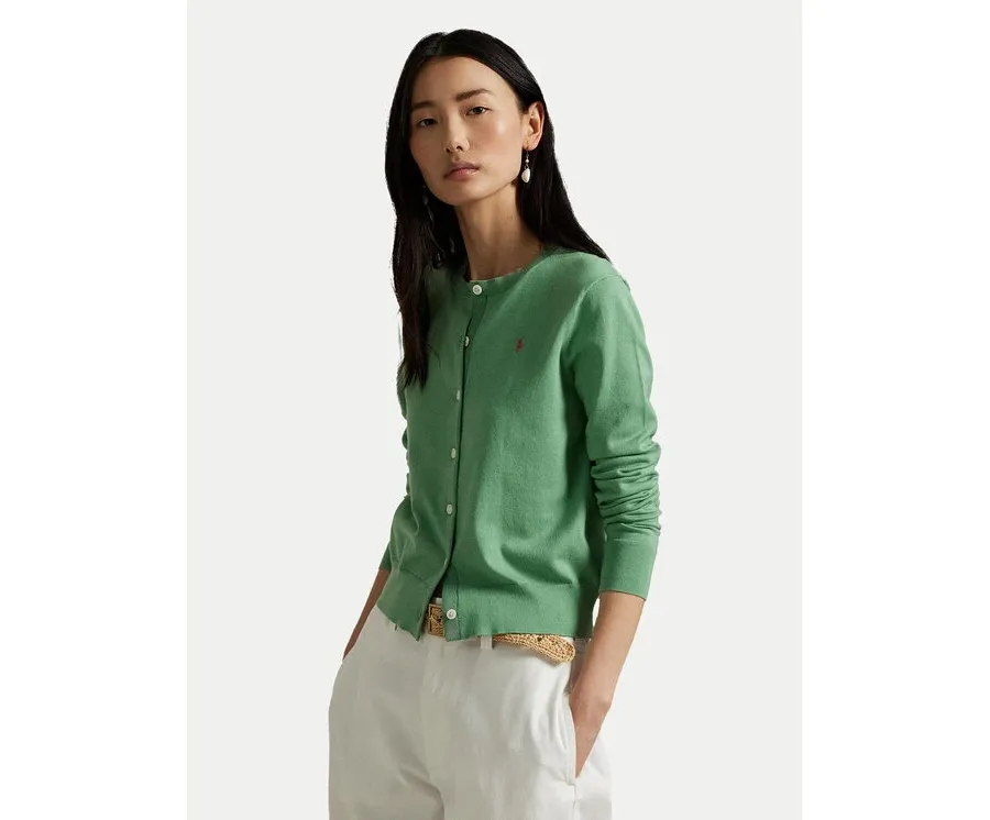 obrazek 1 Polo Ralph Lauren Kardigan 211891672027 Zielony Regular Fit