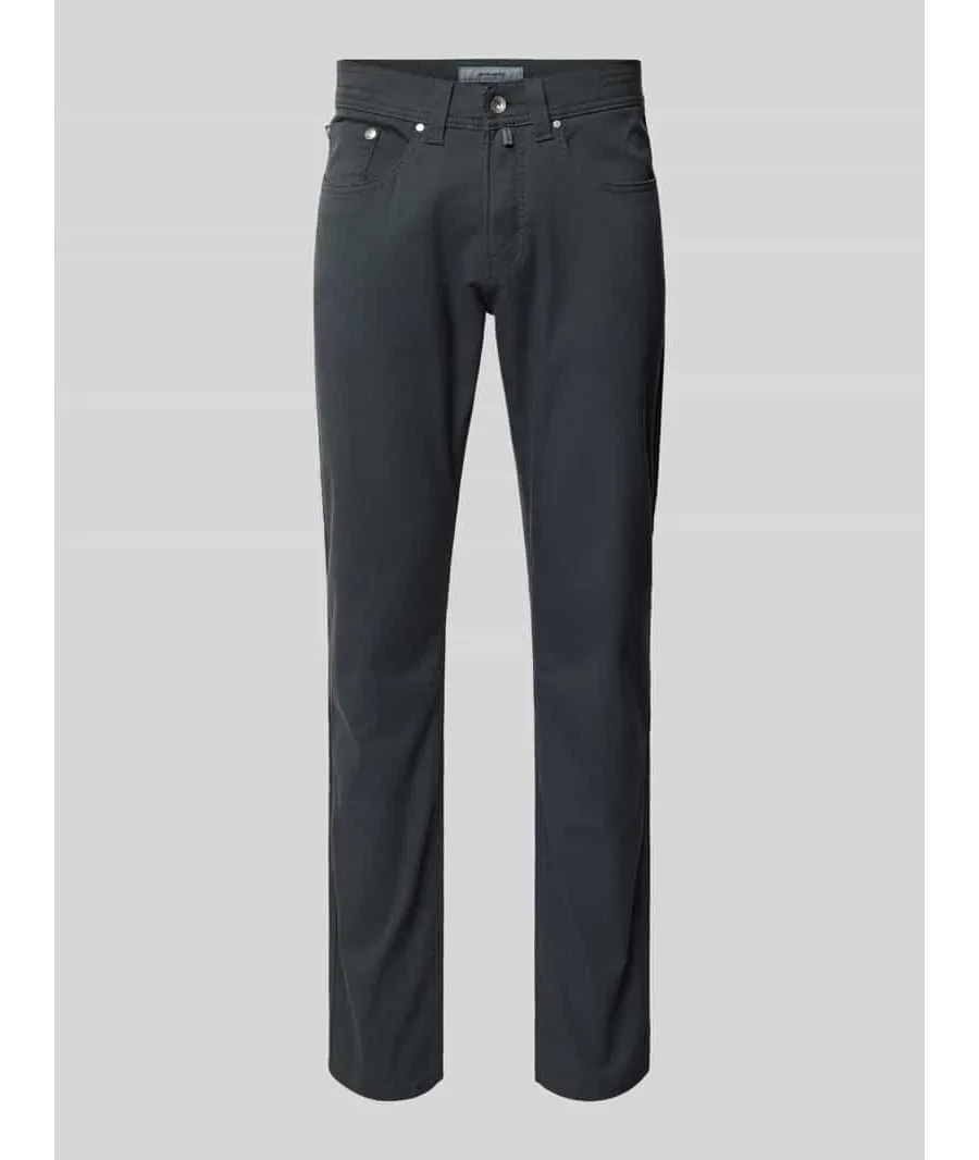 obrazek 1 Chinosy o kroju tapered fit z 5 kieszeniami model ‘LYON’