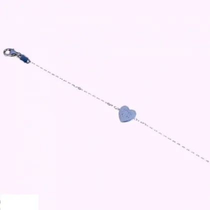 Zdjęcie Stylowa bransoletka z sercem dla dziecka cm.14