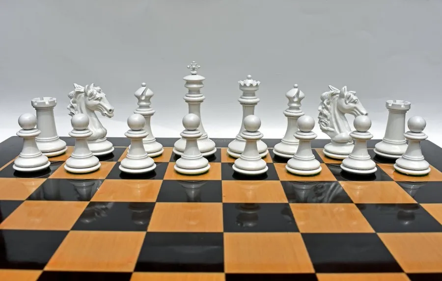 obrazek 5 Luksusowe pionki z drewna bukszpanowego do gry w szachy - The Chess Empire