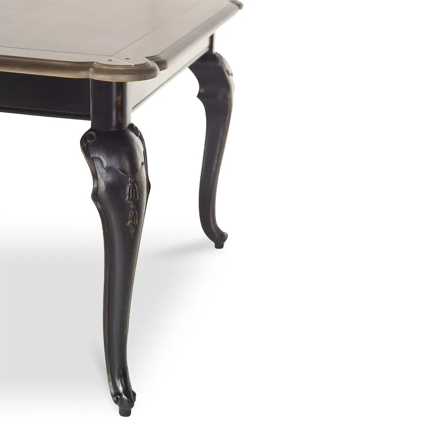 obrazek 3 Prostokątny stół jadalniany z wyrafinowanymi rzeźbionymi nogami  H.78xL.200xP.110 cm