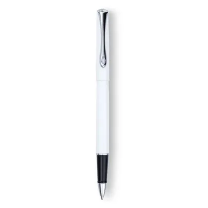 Picture White Travaller ballpoint pen with chrome fittings