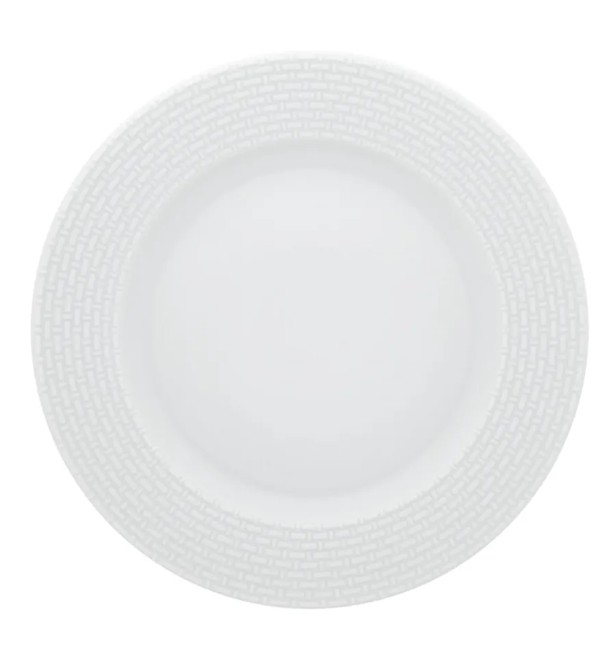 picture 1 Porcelain plate for bread and butter from the Cesta collection inspired by the tradition of Portuguese basketry - Vista Alegre