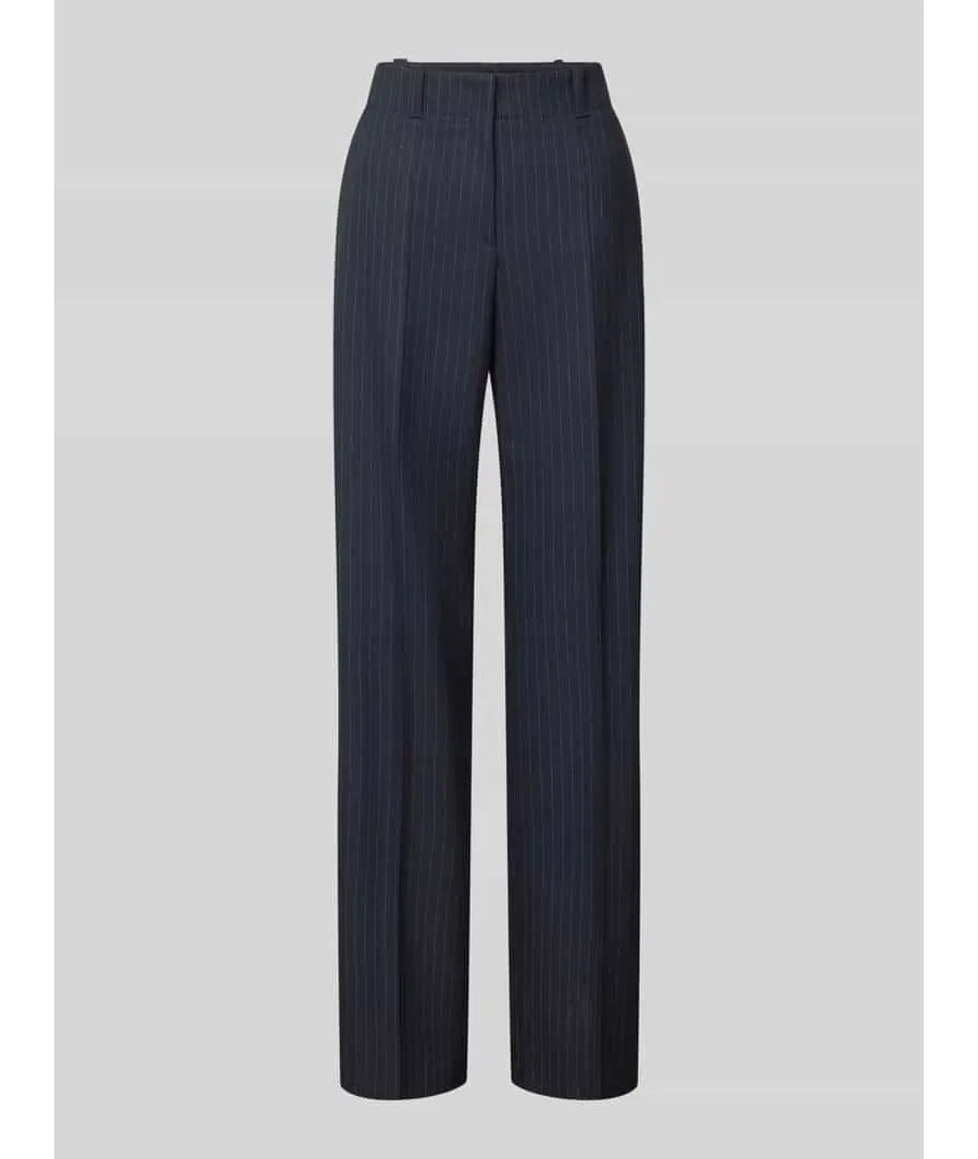 obrazek 1 Spodnie materiałowe o kroju regular fit w kant model ‘HULANA’