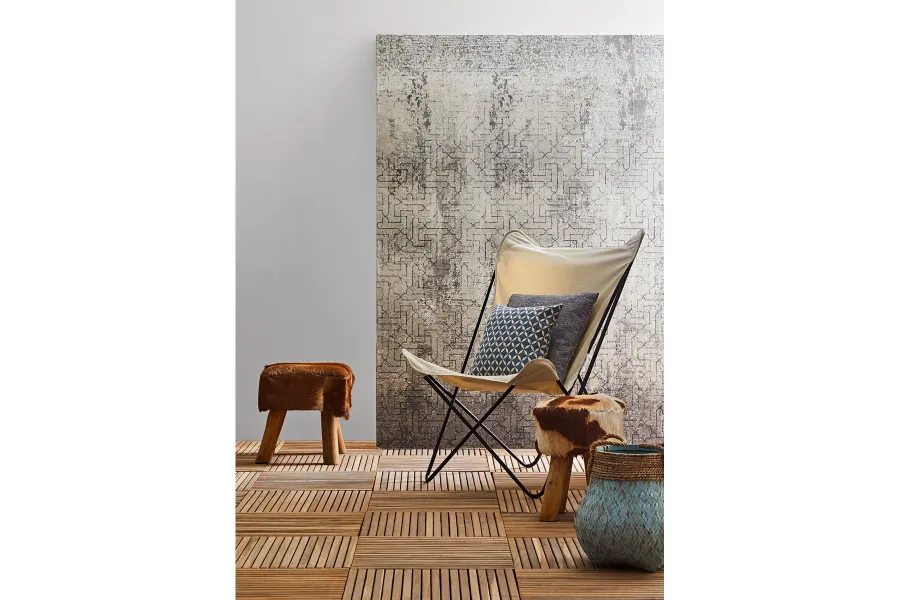 obrazek 2 Unikalny pleciony kosz Decor z uchwytami