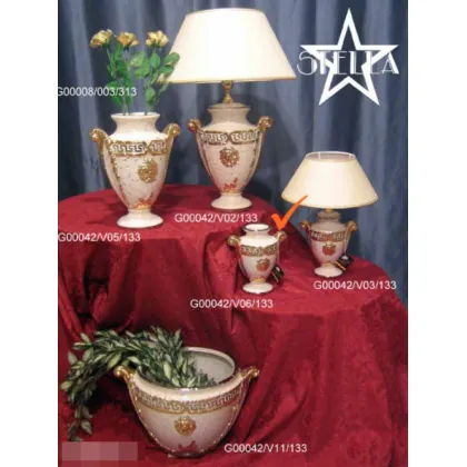 Picture A delicate Italian ceramic vase for the living room