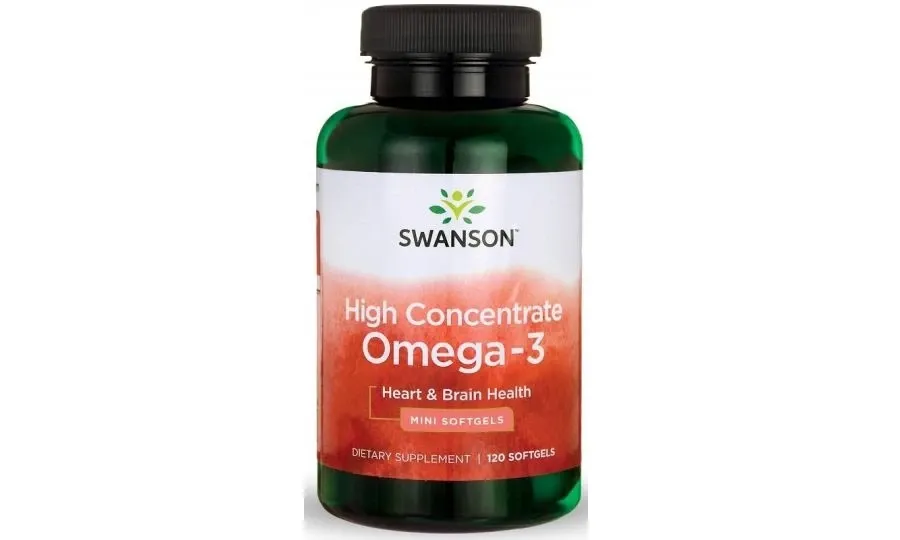 obrazek 1 Swanson High Concentrate Omega-3 Kwasy omega-3 z oleju z ryb Kapsułki