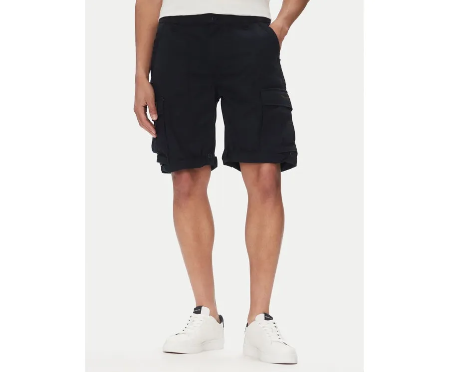 obrazek 1 Aeronautica Militare Szorty materiałowe 251BE250CT3501 Granatowy Regular Fit