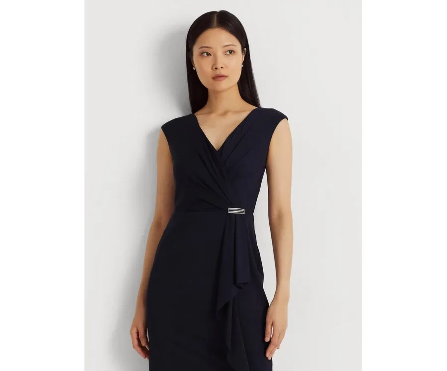obrazek 1 Lauren Ralph Lauren Sukienka koktajlowa 253906356001 Granatowy Regular Fit LAUREN RALPH LAUREN