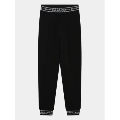 Zdjęcie Karl Lagerfeld Kids Spodnie dresowe Z30031 S Czarny Regular Fit