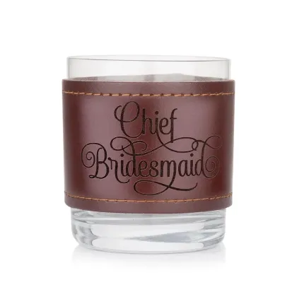 Zdjęcie Piękna kryształowa szklanka do whisky – prezent dla świadkowej