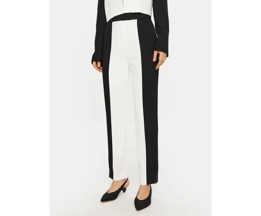 obrazek 1 KARL LAGERFELD Spodnie materiałowe A1W10125 Biały Slim Fit