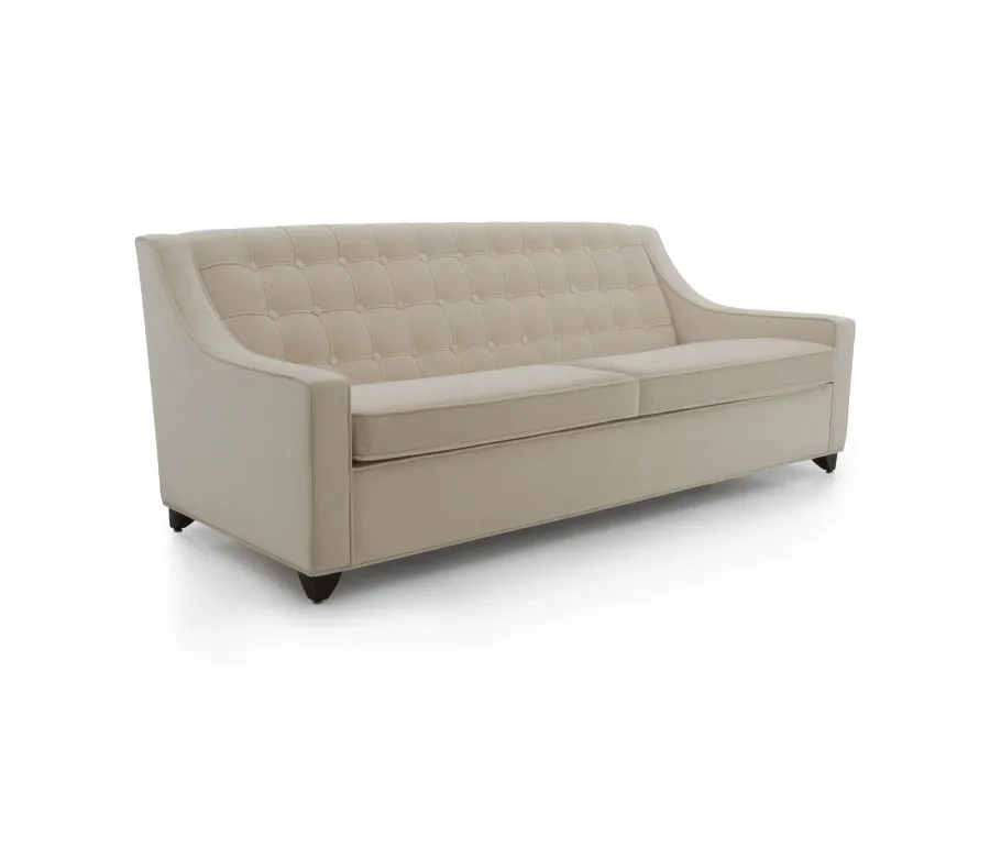 obrazek 1 Beżowa elegancka sofa w stylu klasycznym z funkcją spania - Sevensedie