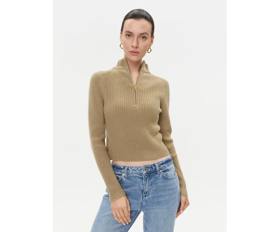 obrazek 1 MICHAEL Michael Kors Sweter MF360P26V1 Brązowy Regular Fit