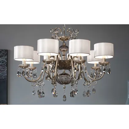 Picture A wonderful chandelier in antique silver color - Antika 8