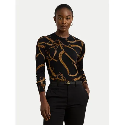 Zdjęcie LAUREN RALPH LAUREN Bluzka 200971373001 Czarny Slim Fit