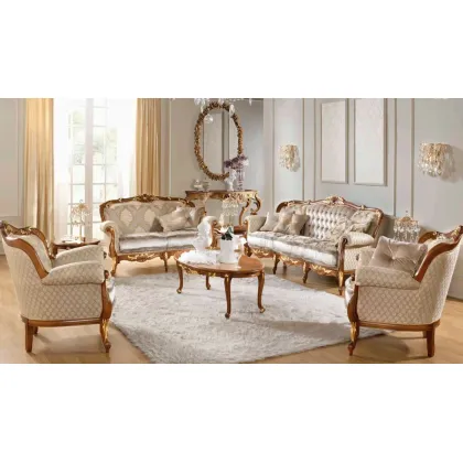 Zdjęcie Bogato zdobiona włoska dwuosobowa sofa - Casa + 39