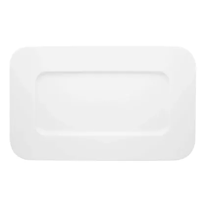 Zdjęcie Średni prostokątny talerz z porcelany z klasycznej kolekcji Silkroad White - Vista Alegre
