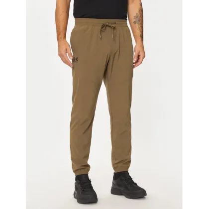 Zdjęcie Under Armour Spodnie dresowe UA Vibe Woven 1386557 Brązowy Regular Fit